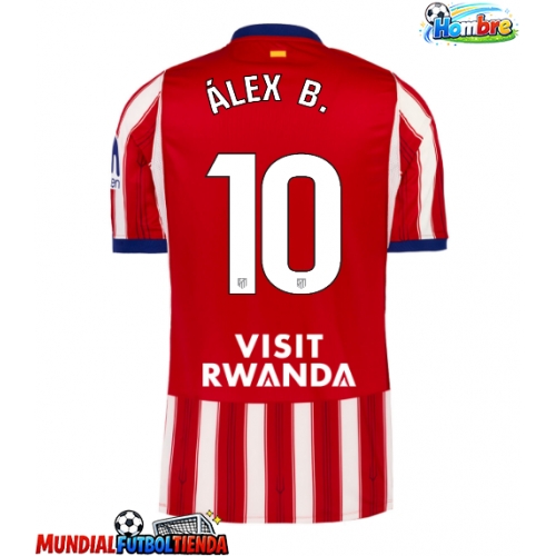 Camiseta Atletico Madrid Alex Baena #10 Primera Equipación Replica 2026-27 mangas cortas